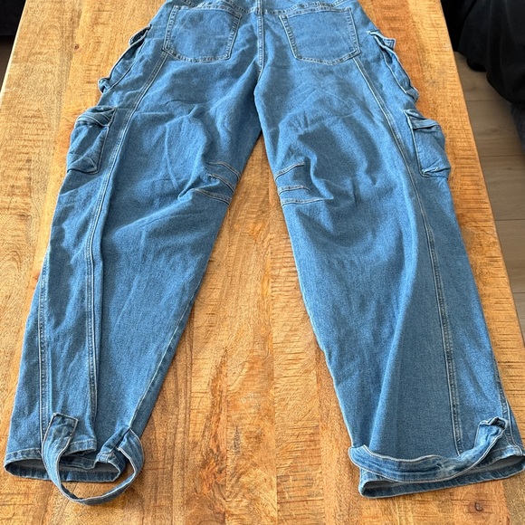 Denim jumpsuit with pockets - Picture 11 of 11